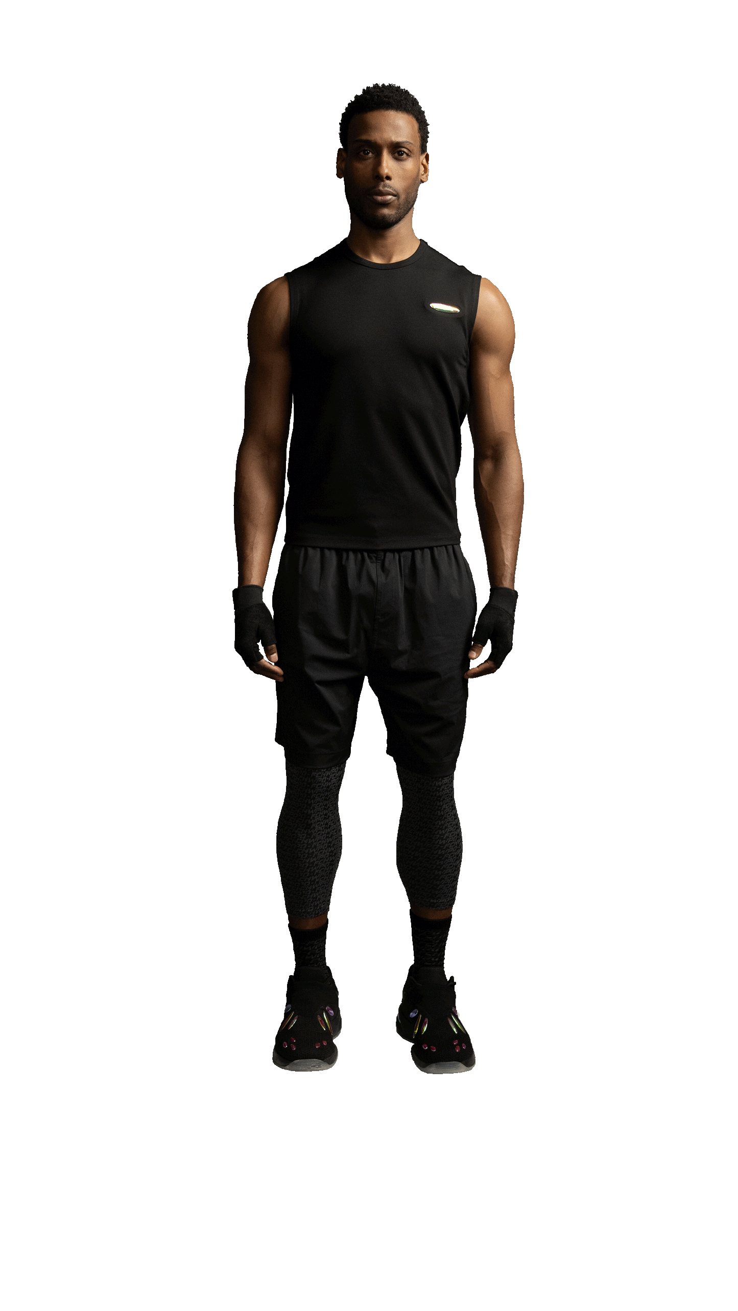 KINETIC FITTED SLEEVELESS T-SHIRT