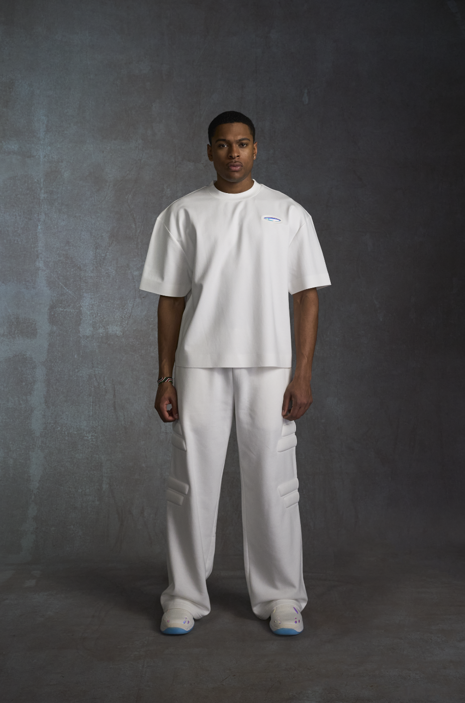 741 BOXY T-SHIRT - White Noise