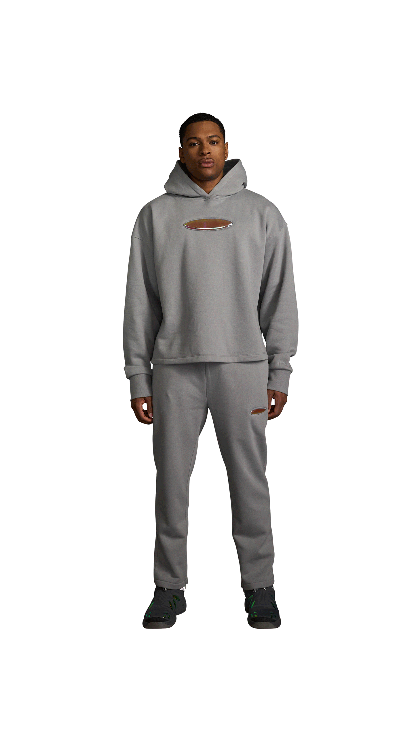 741 Hoodie - Grey Nebula