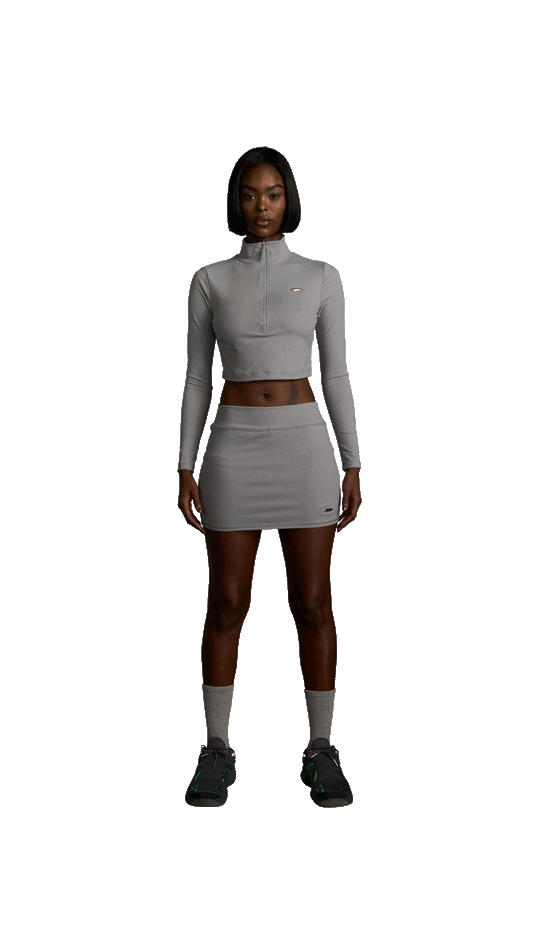 FCHWPO COMMANDER MONO MANTRA HALF ZIP - Grey Nebula