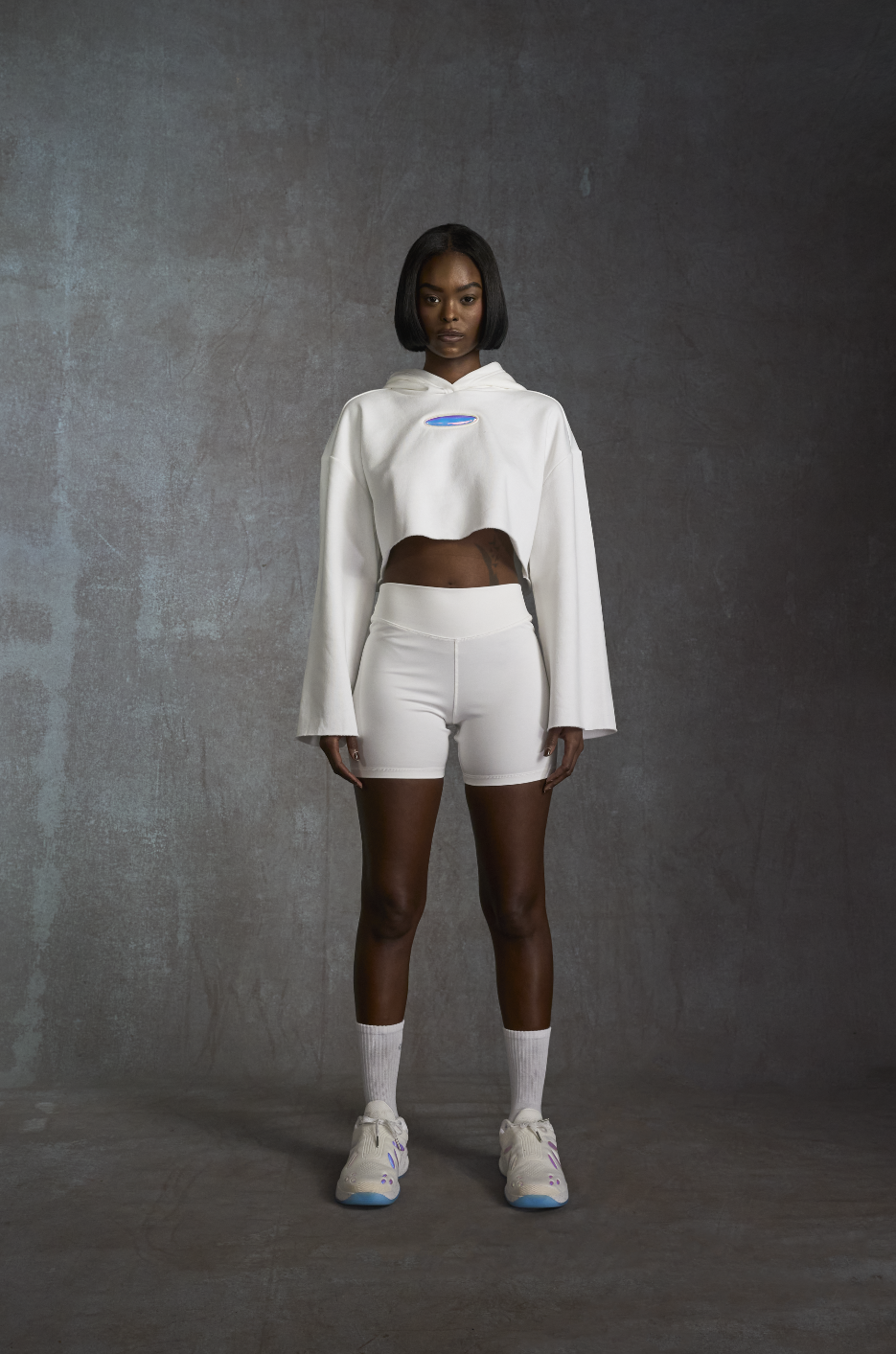 KINETIC BIKER SHORT - White Noise