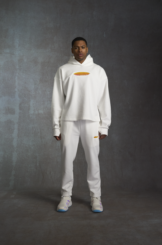 741 Hoodie - White Noise