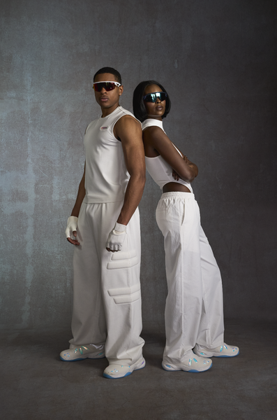 KINETIC SLEEVELESS BODYSUIT - White Noise