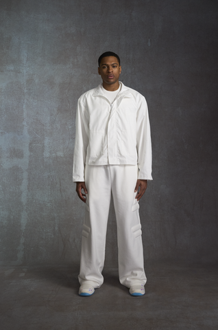 ALPHA SWEAT PANT - White Noise - Image 1