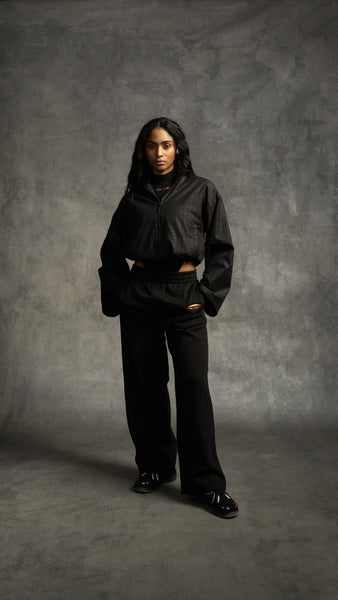 MANTRA CROPPED NYLON JACKET